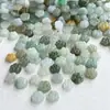 Jade de Mianmar Grau A Gelo Três Cores Flor de Ameixa Pequena Peças Soltas Acessórios para Joias Contas DIY Venda por Atacado Pétalas de Flor de Ameixa de Jade