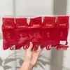 Calcetines Rojos de Nuevo Estilo para Otoño e Invierno, Calcetines Deportivos Rojos de Cintura Media para Hombres y Mujeres, Calcetines Rojos de Algodón para Bodas y Año del Zodiaco, Al Por Mayor en Stock