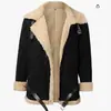 Jaqueta Suede Couro Sintético 2023 Website Autônomo Suede Pele Artificial Casaco Engrossado Jaqueta Masculina Chegada de Inverno