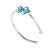 Joyería de perforación para el cuerpo humano transfronteriza comercio electrónico comercio exterior Flor de ciruelo de diamante aro de nariz falso sin perforar accesorios de cobre plateado clavo de nariz