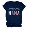 Minhas Pessoas Favoritas Chamam Estação Europeia Ebay Amazon Camiseta Casual Fashionável Feminina Gola Redonda Manga Curta