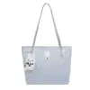 Bolso tote de gran capacidad para mujer, nuevo modelo de verano 2026, bolso de hombro casual texturizado, bolso de axila para el trabajo, bolso de mano de alta gama