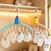 Cabide dopamina em formato de sino com presilhas, cabide para calças sem marcação para uso doméstico, ferramenta de armazenamento para pendurar calças, secador de roupas íntimas e meias