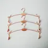 Perchas Redondas de Metal para Ropa Interior, Perchas de Hierro, Venta al por Mayor para Tiendas de Ropa, Pinzas Antideslizantes para Ropa Interior y Pinzas para Pantalones