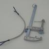 Soporte metálico para pesca de balsa, soporte ajustable para caña de balsa, soporte para caña de bambú para bote de remos, pesca marítima, clip de pie, soporte para caña, soporte para caña de puente