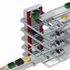 Brazo de Horquilla Elevación Logística Almacenamiento Ascensor de Carga Eléctrico Paleta Transporte Vertical Circulación Recíproca Continua Elevador