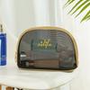 Bolsa Cosmética de Malha com Logo Personalizado, Bolsa de Higiene Portátil, Bolsa de Armazenamento de Cosméticos, Pequeno Pedido de Fábrica Armazenamento para Viagem