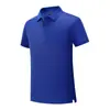 Camisa Polo de Color Sólido Jiangfu en Stock Manga Corta Camisa Cultural con Logo Fresca Transpirable Fabricante de Uniformes de Trabajo Ropa de Trabajo con Texto Impreso