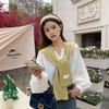Chal de punto de color puro para mujer para primavera y verano, protector de cuello de alta gama para oficina de verano con aire acondicionado, chaleco pequeño, bufanda popular