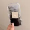 2025 Estilo Coreano Elástico Alto Espesso Corda de Cabelo Feminino Acessório de Cabeça Simples Lata de Elástico de Cabelo Rabo de Cavalo Alto Elástico de Cabelo