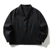 Gabardina corta Rumei estilo retro británico old money para hombre, chaqueta casual holgada para commuting con efecto de caída, prenda de abrigo de moda