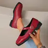 Zapatos de Mujer Tallas Grandes Transfronterizos 2026 Nuevo Estilo Elegantes Versátiles Planos Casuales Cómodos Retro Celebridad de Internet Mary Janes Planos Mujer
