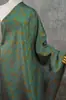 Tecido Jacquard tingido em fio com flor azul e dourada entrelaçada, estilo Palácio Europeu, para Vestido Retrô, Cheongsam, Colete, Bolsa Decorativa