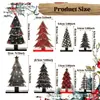 Árbol de Navidad de Madera para Escritorio Transfronterizo Placa de Madera Adornos Decoraciones para el Hogar Madera Maciza Escena de Atmósfera Diseño Artesanías