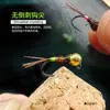 Blf047 Nova Mosca Ninfa com Cabeça de Tungstênio Isca Ninfa Isca Artificial Isca para Pesca com Mosca Mosca Falsa Mosca