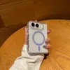 Adecuado para iPhone 18 DUO, funda plegable de alta transparencia para teléfono, cubierta abatible magnética 2 en 1 de acrílico para Apple