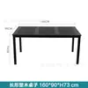 Mesa y silla de exterior Silla de jardín de patio de villa Mesa de ocio de moda para balcón Combinación de mesa de plástico y madera Mesa y silla de ratán para exteriores