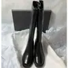 Botas Altas tipo Martin de Tacón Grueso Estilo Retro para Mujer, Novedad Otoño e Invierno 2025 Botas Altas Adelgazantes con Cremallera Lateral y Punta Cuadrada