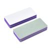 Bloco de polimento coração verde branco roxo esponja fosca quatro lados bloco de tofu lixa de unha ferramenta de reparo de esmalte