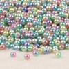 Cuentas redondas de imitación de perla no porosas de 4-10 mm accesorios de pegamento de cristal hechos a mano material accesorios decorativos