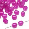 Cuentas de azufaifo de agujero recto de imitación de jade de vidrio, cuentas sueltas hechas a mano, pulsera casera, collar, material de cuentas, accesorios de joyería