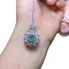 ¡Set de Esmeraldas Naturales! Esmeralda de alta calidad, Tamaño de la piedra principal: 6*8mm, Montado Expertamente en Plata de Ley 925