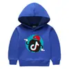 Suéter con Capucha de Invierno para Niños de TikTok Ropa de Invierno para Niños y Niñas Camiseta de Manga Larga Forrada de Polar para Niños Chaqueta Engrosada
