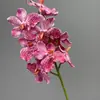 9 Orquídeas Phalaenopsis Artificiales para Decoraciones de Boda, Orquídeas Phalaenopsis Falsas, Flores Artificiales para Venta al por Mayor Transfronteriza