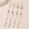 Ez5729 Nuevos Pendientes Elegantes con Borlas Estilo Chino para Mujer, Tachuelas Únicas de Mariposa, Accesorios de Pendientes para Mujer Corazón Cereza