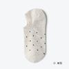 Calcetines de Lunares para Mujer, Verano Delgados Boca Baja Invisibles Verano Delgados Algodón Puro Antideslizantes No-Show Japoneses Lindos Cortos