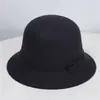 Chapéu Feminino Outono e Inverno Estilo Francês Hepburn Branco Mil Ouro Socialite Topper Lã Tweed Estilo Chapéu de Pescador Chapéu de Pescador