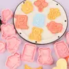 Série Dia dos Namorados Moldes de Biscoito 3D DIY Moldes de Biscoito Realistas com Design de Prensagem Tridimensional, Materiais Seguros para Uso Tranquilo