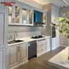 Armários de Madeira Maciça Personalizados para a Casa Toda Armários Personalizados para a Casa Toda Estilo Americano Leve Francês Decoração de Armário Estilo Creme Personalizada Geral