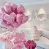 Balões de Proposta Mais Vendidos, Balões de Dia dos Namorados, Balões de Proposta em Formato de Coração de 18 polegadas, Balões de Confissão de Amor, Balões com Decoração de Flores