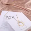 Colar de contas irregulares Joias transfronteiriças europeias e americanas Corrente para suéter Moda de verão e outono Colar feminino Corrente para clavícula Atacado