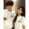 Camiseta masculina retro estilo chinês com bordado floral, manga curta, resistente, modelagem solta com vibe nicho e casual, gola redonda