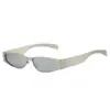 Gafas de Sol Metálicas Futuristas 2025 Nuevas Gafas de Sol de Lujo Accesible para Mujer Protección UV Gafas de Sol Estilo Celebridad de Internet