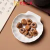 Madera de Melocotón Vieja Grano de Café Corazón de Oso Accesorios Cuentas Sueltas Juguete DIY Accesorios para Joyería Cuentas Sueltas Pulsera con Cuentas Collar
