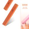 Herramientas para uñas, esponja para pulir, lima de uñas para manicura, esponja para pulir de doble cara, de alta elasticidad, con forma de rombo, media luna y destino.