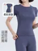 Ropa de Yoga Estilo Nuevo para Mujer, Ropa Deportiva para Fitness, Ropa Ajustada para Correr, Ropa Transpirable que Absorbe el Sudor y Seca Rápidamente, Trajes de Yoga Adelgazantes para Mujer