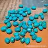Turquesa Azul Verdoso de Magnesita Cuentas M Cuentas Ovaladas Separadores Cuentas Sueltas Cuentas Individuales Pulsera DIY Collar Accesorios de Joyería