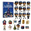 Website independente transfronteiriço: Oakland Athletics 125º Aniversário Caixa Surpresa de Natal Decoração de Árvore de Natal Pingente Acrílico