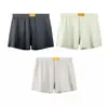 Cuecas Boxer Masculinas Plus Size Mais Vendidas no Exterior, Boxer de Cintura Média Respirável Cor Sólida Texturizado, Envio Direto da Fábrica de Origem