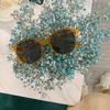 Formato Côncavo Estilo K Óculos de Sol Marrons da Moda Street Style para Mulheres Versátil Mostra o Rosto Pequeno Óculos de Sol Cor Chá Preto Quadrado