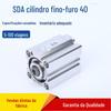 Cilindro fino SDA40 * 10/15/20/25/30/40/45/50/75/100/125/150-s com adição magnética
