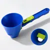 Cuchara a prueba de fugas para proteína en polvo, cuchara de café antiderrames, cuchara para leche en polvo sin fugas, cuchara dispensadora multifuncional, modelo portátil