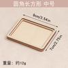 Imán de Nevera con Bordado Dai Accesorios Marco de Fotos Redondo DIY para Montar Palabras Bordadas Piezas de Madera Teñido a Mano de Madera