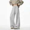 Pantalones Rectos Sueltos de Primavera y Verano Nuevos Pantalones Deportivos Casuales Estilo Americano para Hombre Fluidos de Color Sólido Moda Pantalones Jogger