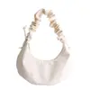Bolso de Estilo Perezoso para Mujer, Nuevo Primavera Vintage Gran Capacidad Simple Versátil para Viajes Diarios Bajo el Brazo Bolso de Hombro Francés