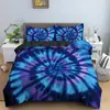 Funda de edredón a rayas de colores arcoíris con estampado digital 3D de tres piezas transfronteriza Amazon AliExpress ropa de cama de tres piezas